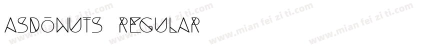 Asdonuts Regular字体转换